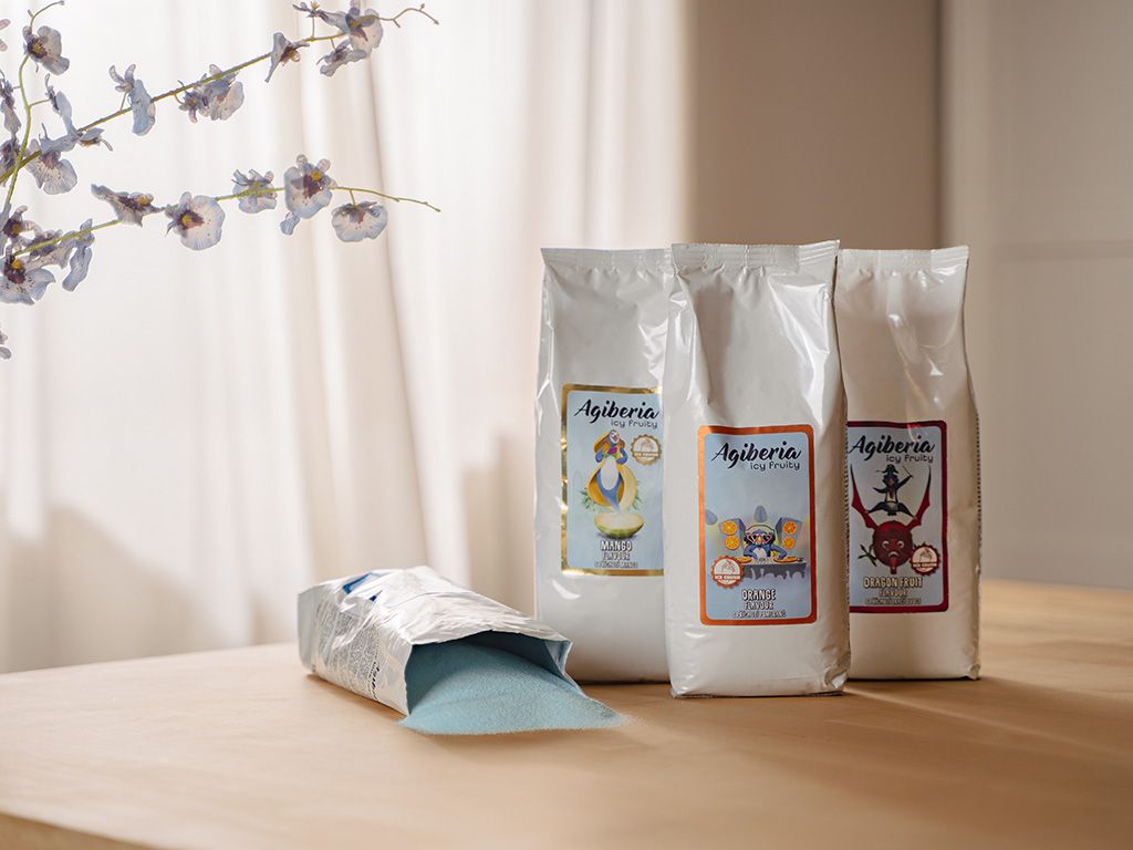 MIESZANKA DO SLUSH ICE O SMAKU NIEBIESKIEJ MALINY – 1 KG - 3