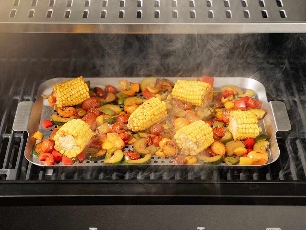 TACA BBQ ZE STALI NIERDZEWNEJ 50×30 CM - 4