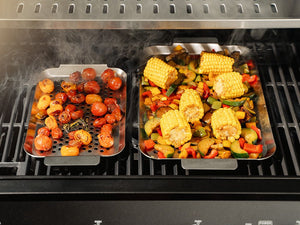 TACA BBQ ZE STALI NIERDZEWNEJ 33×18 CM - 4