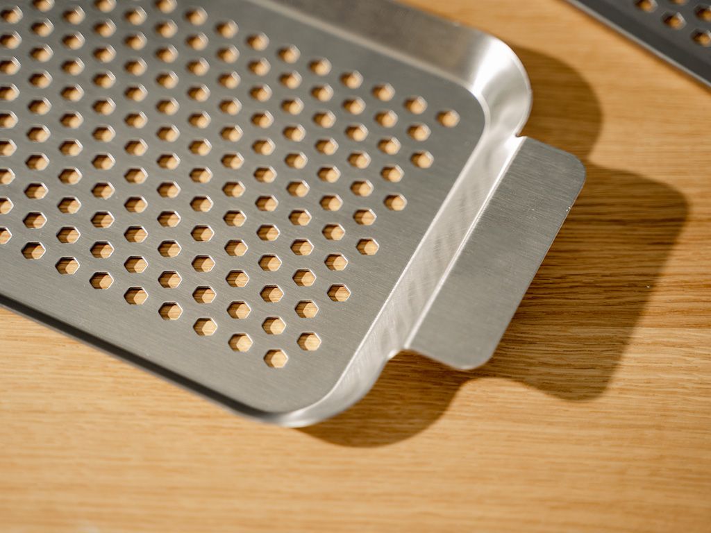 TACA BBQ ZE STALI NIERDZEWNEJ 33×18 CM - 5