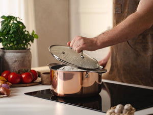 ZESTAW GARNKÓW HYBRYDOWYCH NON-STICK MIEDZIANYCH - 2 CZĘŚCI - 6