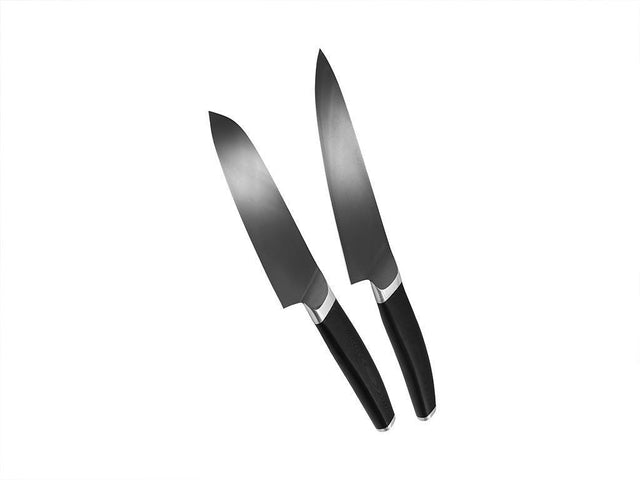 2-CZĘŚCIOWY ZESTAW NOŻY SZEFÓW KUCHNI I SANTOKU - 1