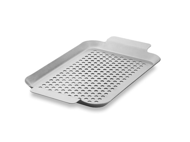 TACA BBQ ZE STALI NIERDZEWNEJ 33×18 CM - 1