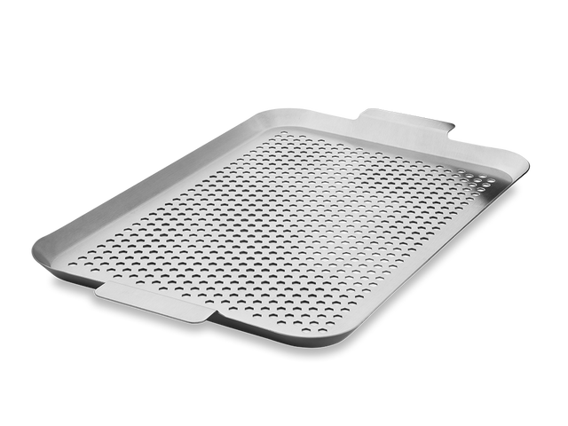 TACA BBQ ZE STALI NIERDZEWNEJ 50×30 CM - 1