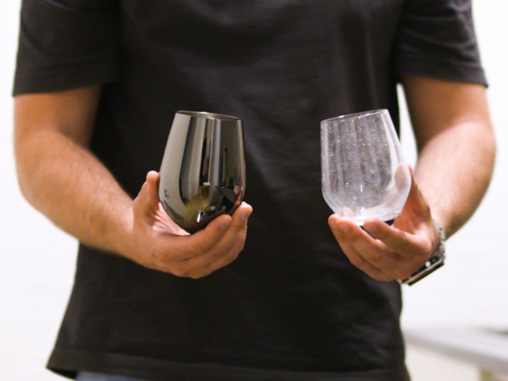STAINLESS STEEL CUP SET 4-PC - 6