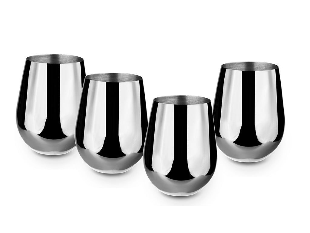 STAINLESS STEEL CUP SET 4-PC - 1